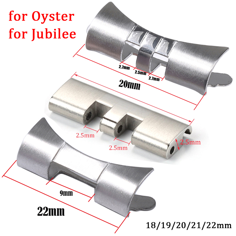 Jared Jewelry Watches - 2pcs Metal Curved End Link 20mm