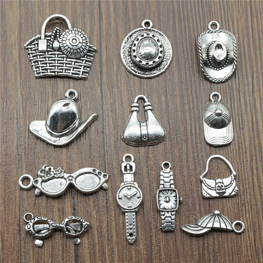 Jewelry Making Watches - 20pcs Hat Charms Sunglasses Charms Jewelry