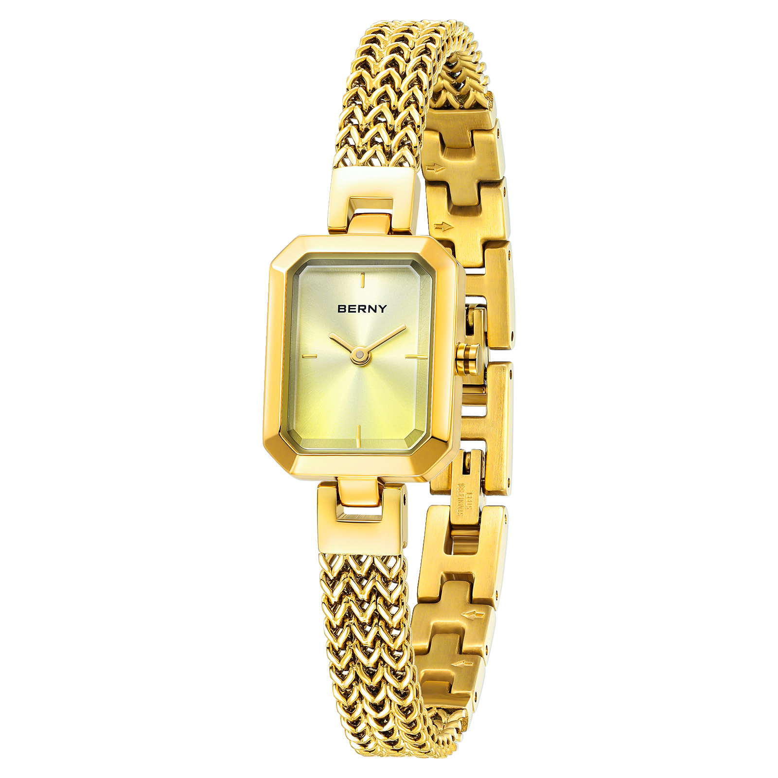 Jewels On Watches - BERNY Gold Watch for Women Mini