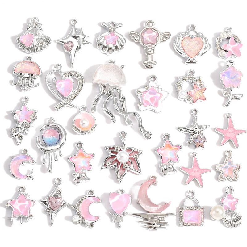 Alloy Star And Moon Pendant Pi - Moon Star Earrings review and price