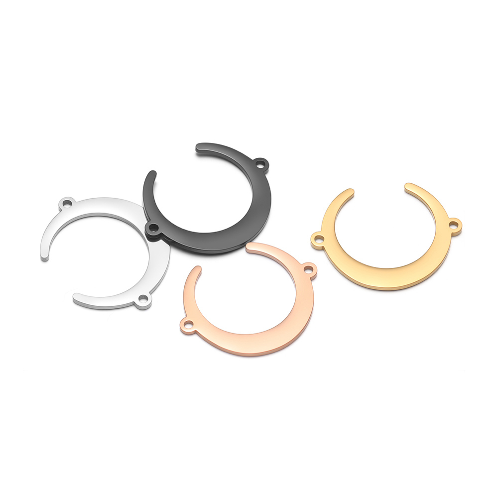 5pcs Stainless Steel Moon Pend - Moon Star Earrings review and price