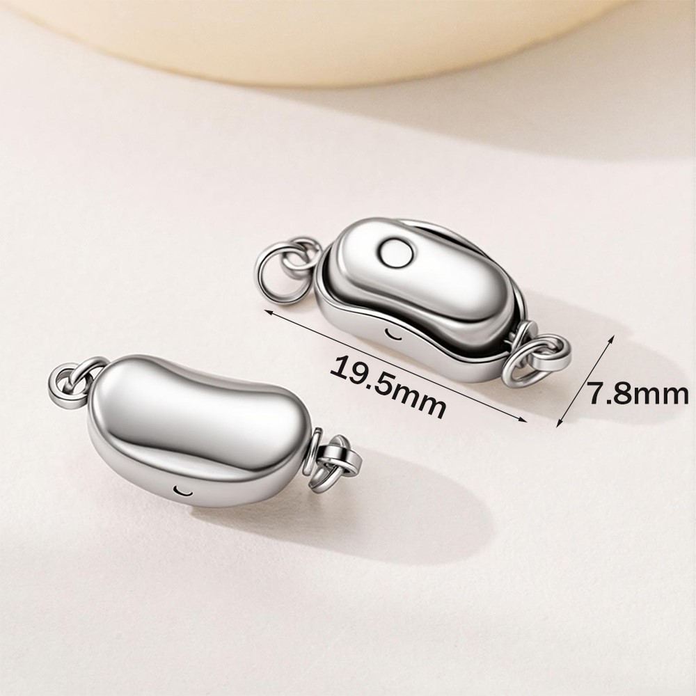 2pcs Stainless Steel Press Buc - Pearl Necklace review and price
