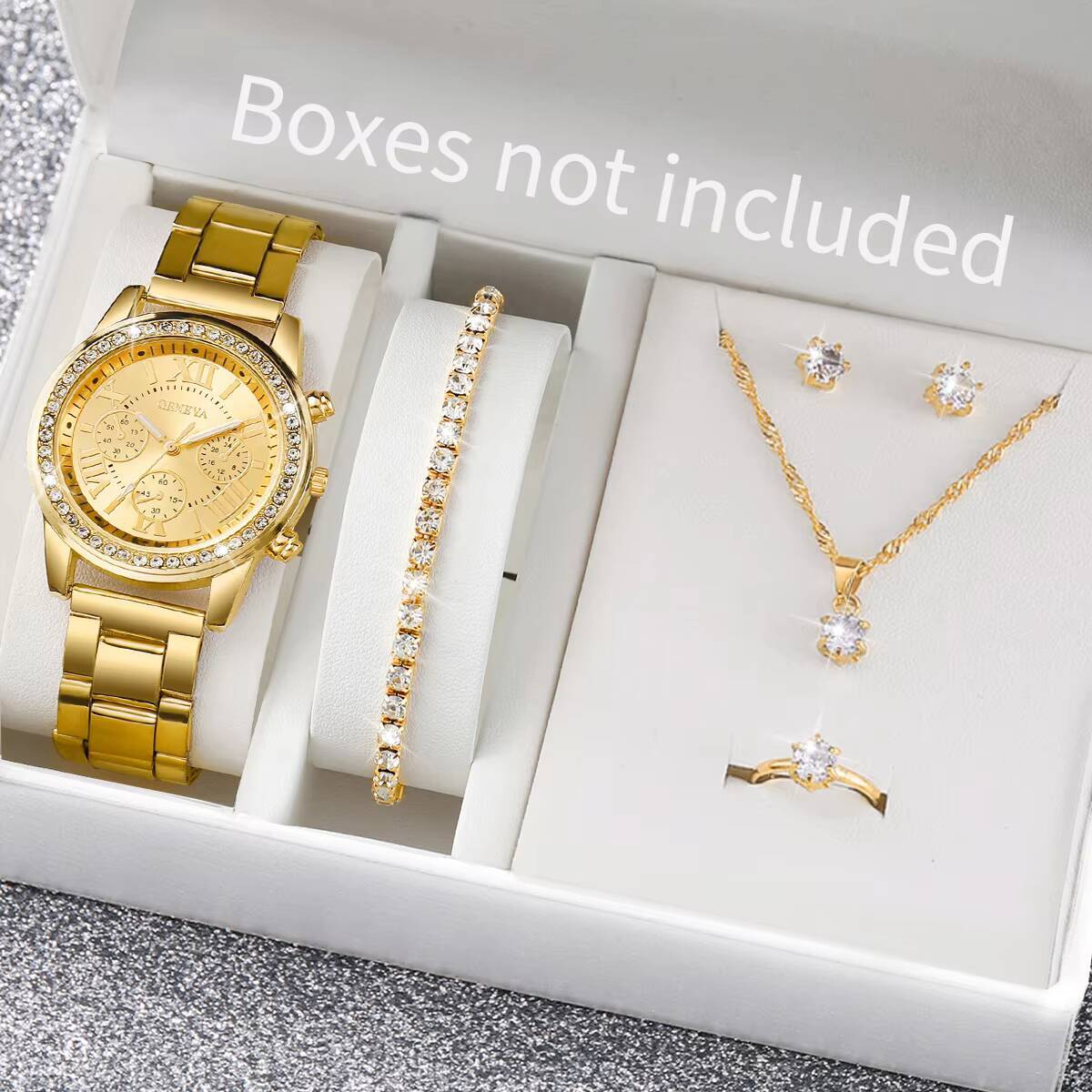 6PCS/Set Fashion Rhinestone Wo - Jewels On Watches review and price