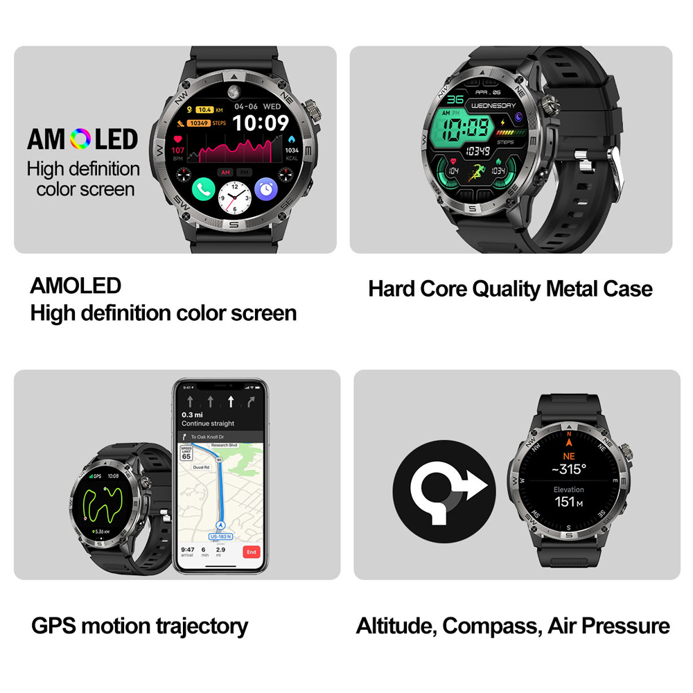 NORTH EDGE GPS Sports Smart Wa - Italian Jewelry Watches review and price