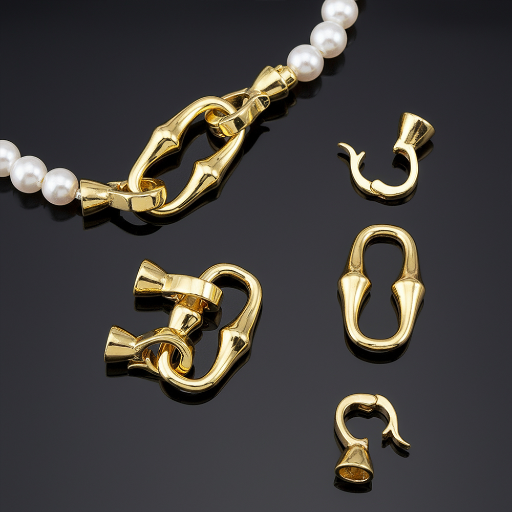1 Pcs Copper Gold Color Plated - Pearl Necklace review and price