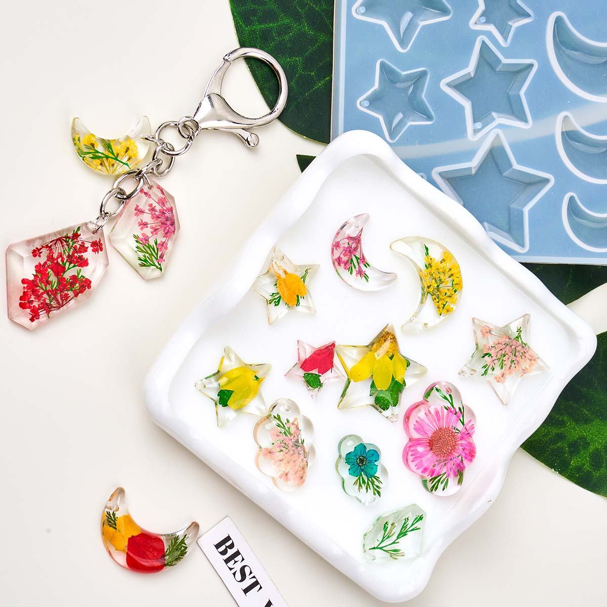 Earring Resin Silicone Mold DI - Moon Star Earrings review and price