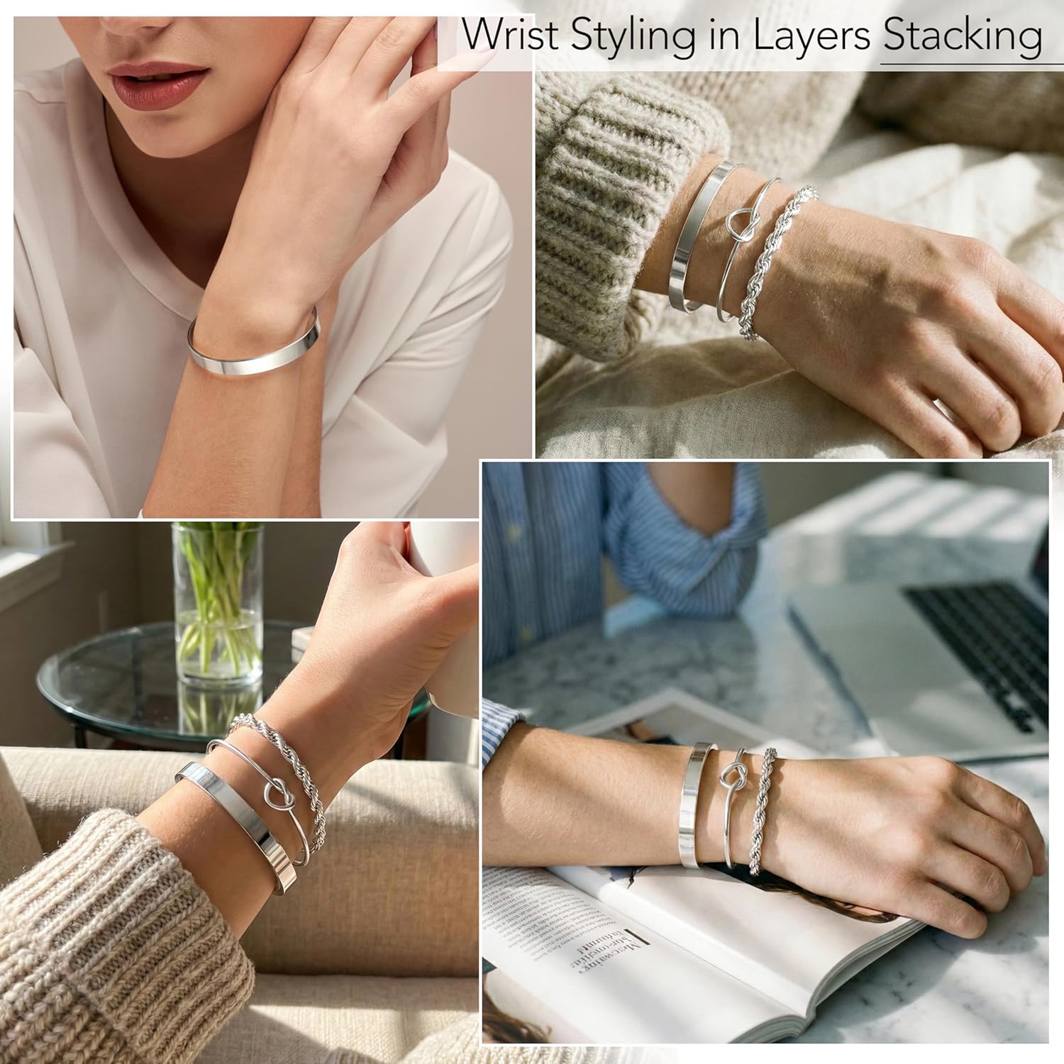 925 Sterling Silver Bracelets  - Jewelry Essentials Watches review and price