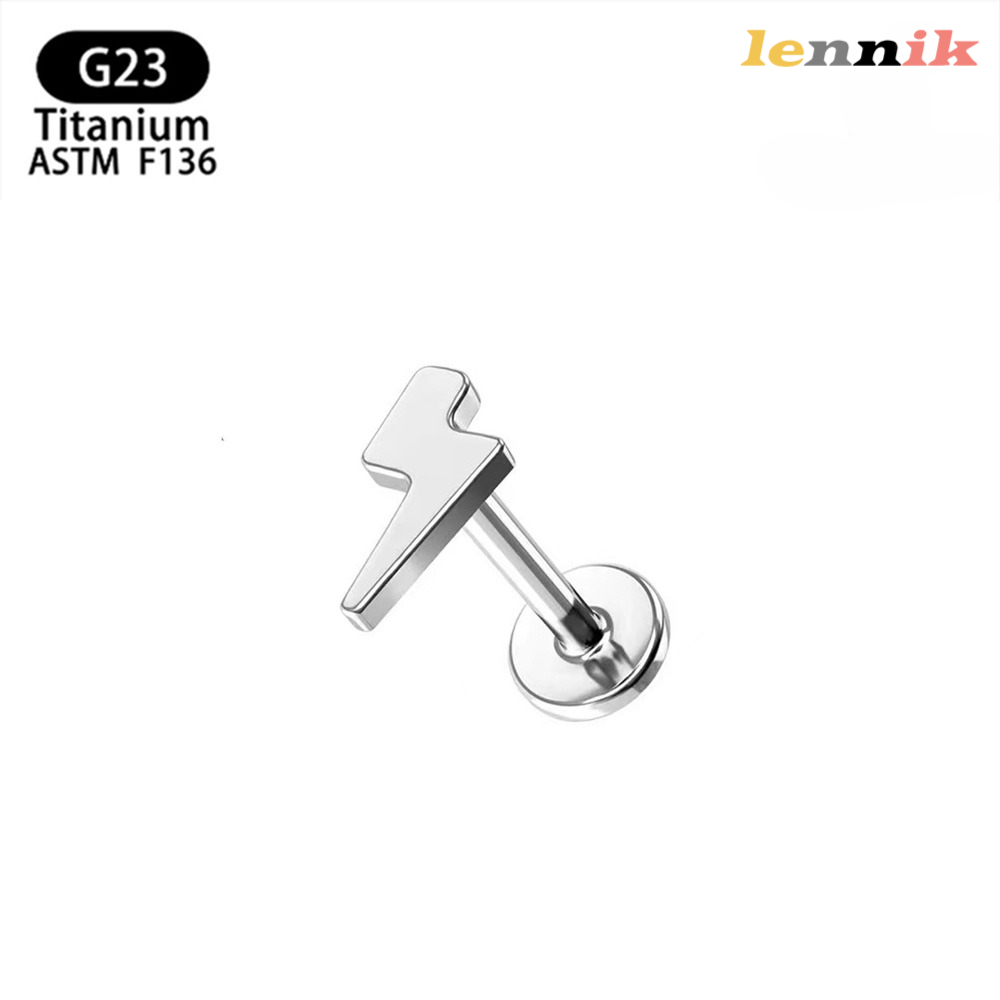 LENNIK F136 Titanium Alloy Cro - Moon Star Earrings review and price
