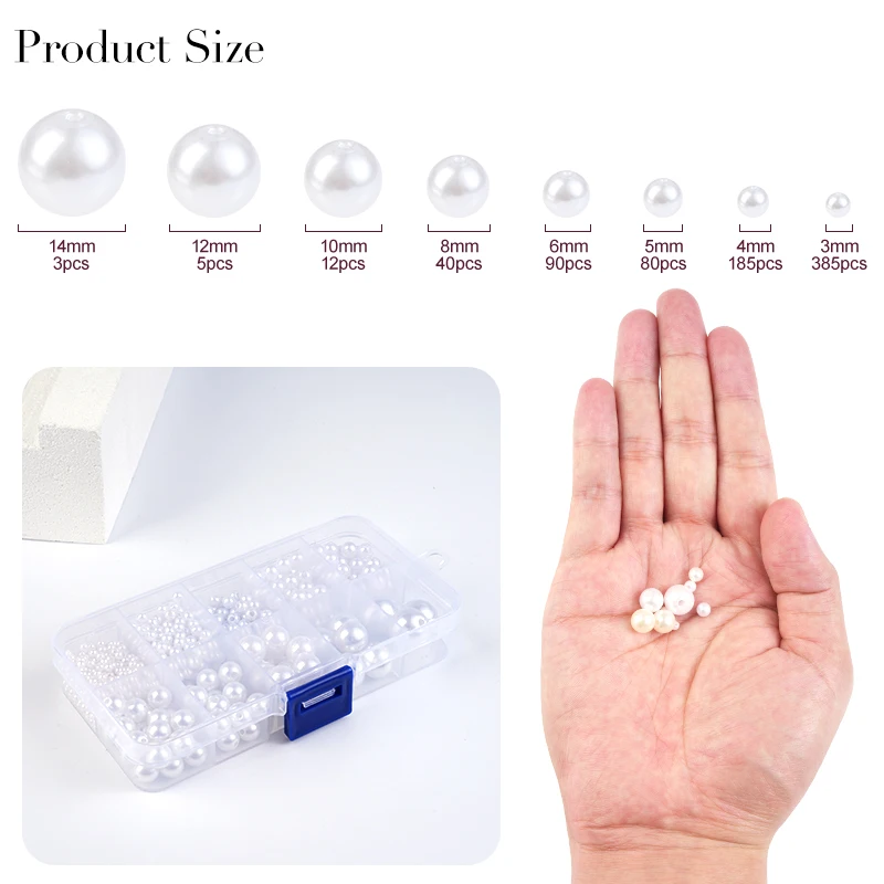 800pcs Artificial Faux Pearl R - Pearl Necklace review and price