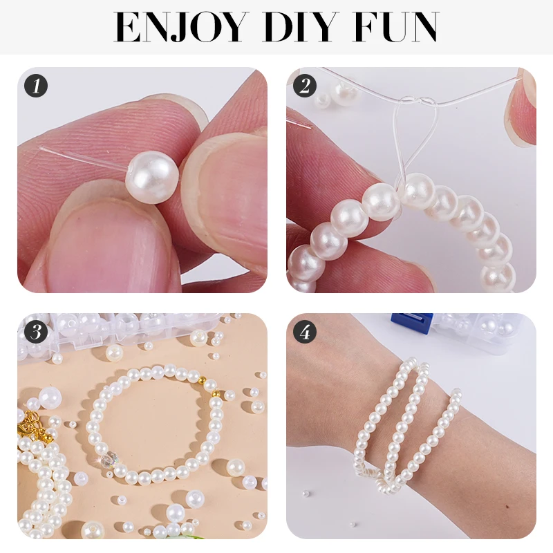 800pcs Artificial Faux Pearl R - Pearl Necklace review and price