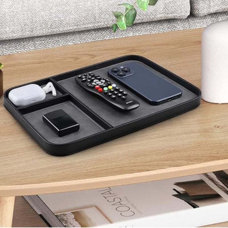Nightstand Organizer Tray PU L - Jewelry Essentials Watches review and price