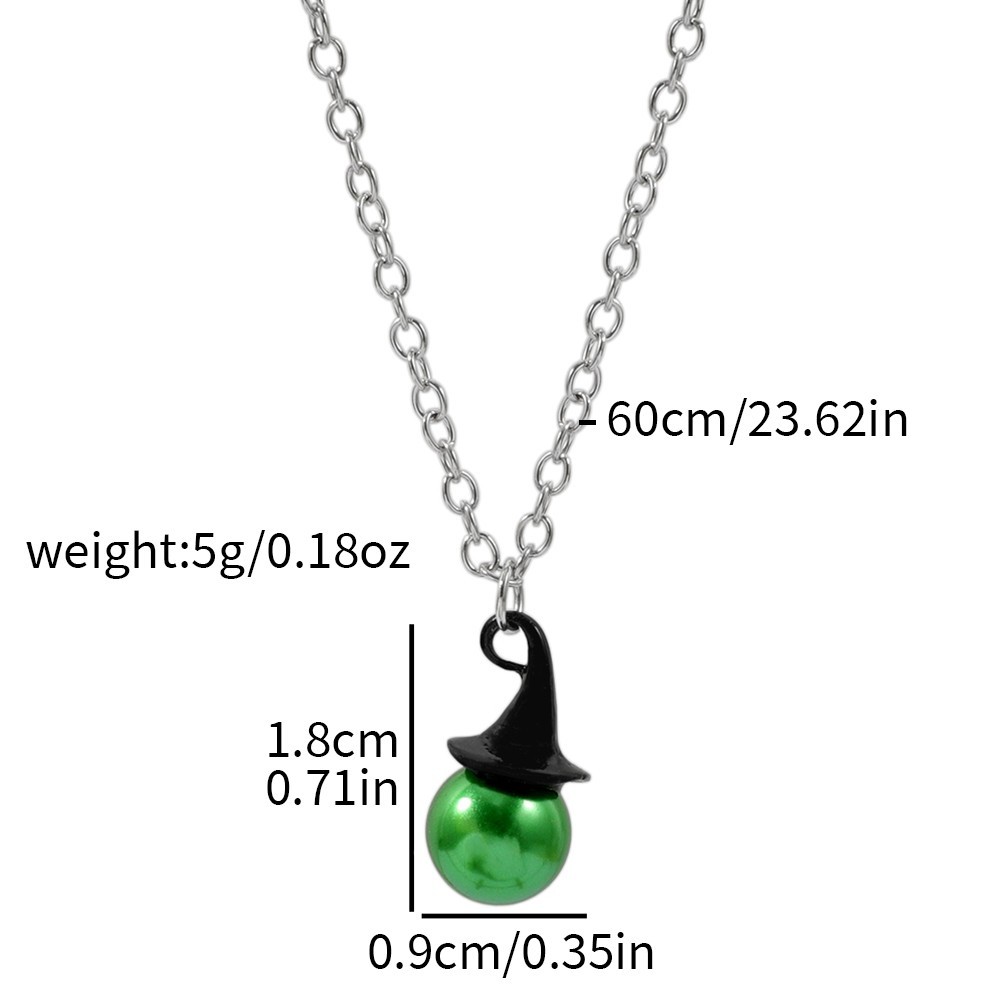 Wicked Inspired Witch Hat & Cr - Pearl Necklace review and price