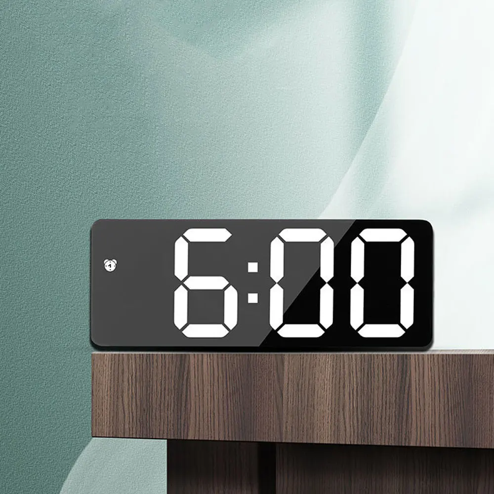 Acrylic Mirror Alarm Clock Ele - Moments Watches & Jewelry Burlington Reviews review and price