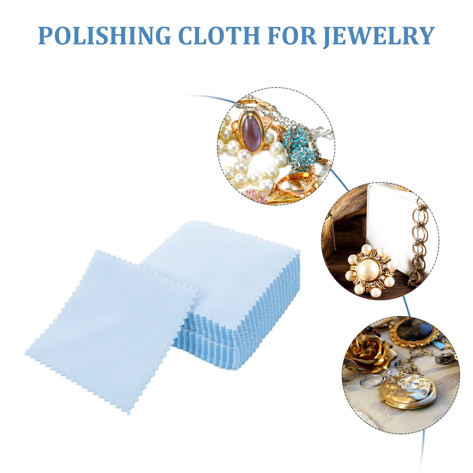 50Pcs Silver Polishing Cloth J - Jewelry Watches & Accessories review and price