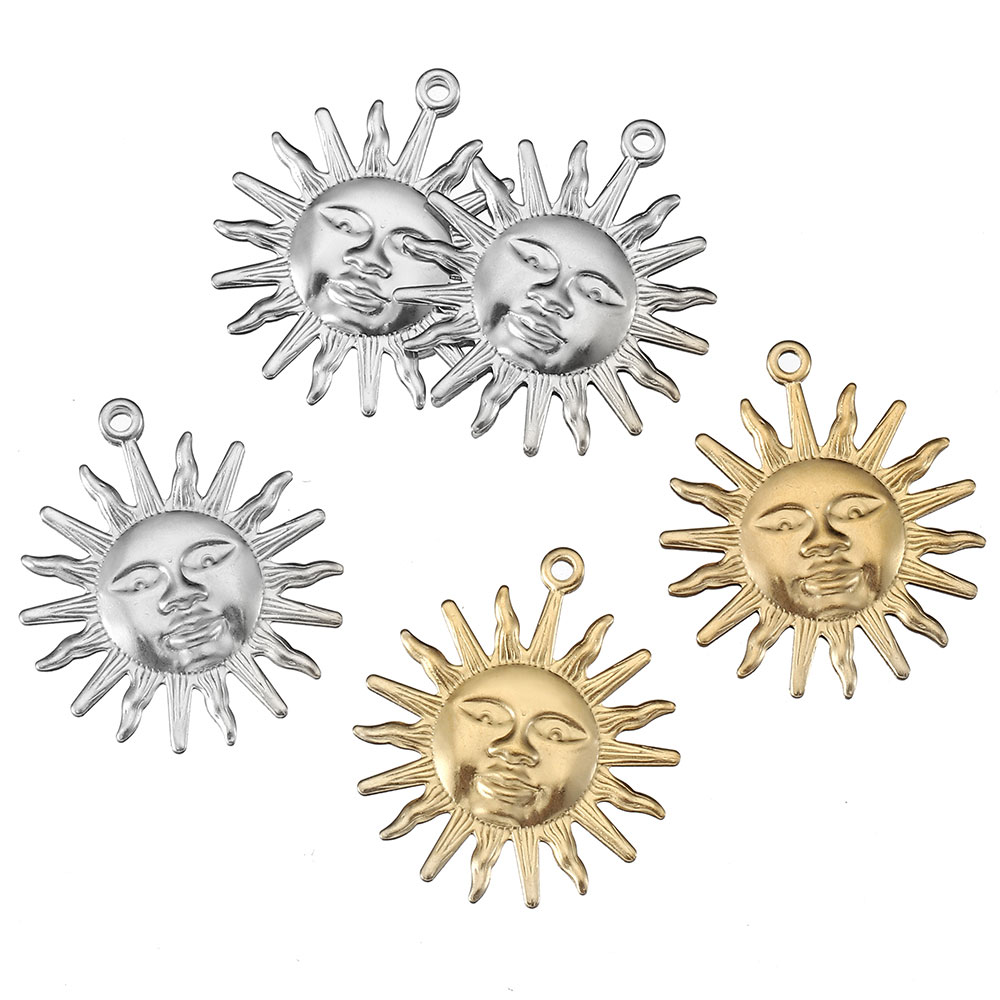 5pcs Stainless Steel Sun Penda - Moon Star Earrings review and price