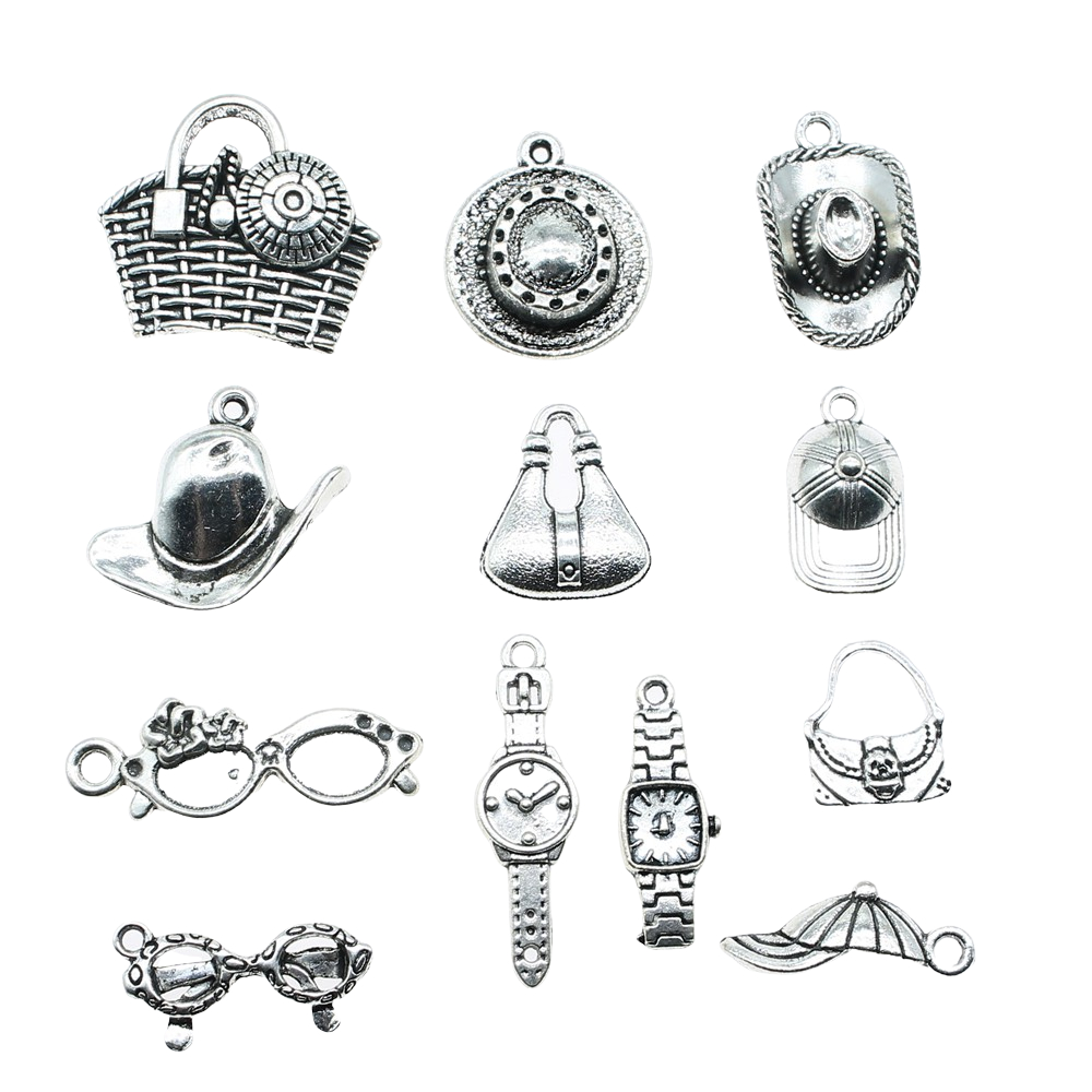 20pcs Hat Charms Sunglasses Ch - Jewelry Making Watches review and price