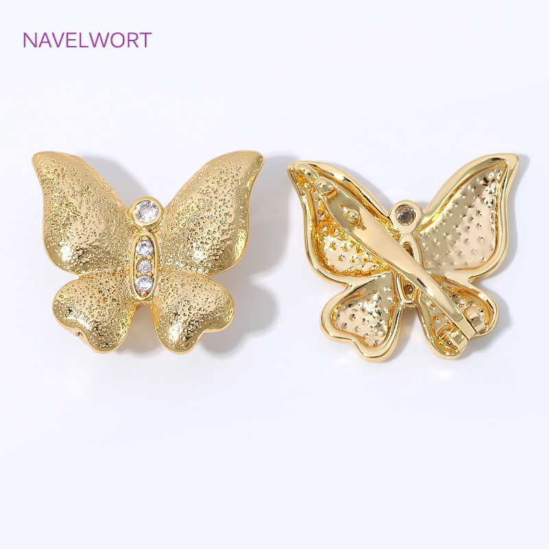 18K Gold Plated Butterfly Conn - Pearl Necklace review and price