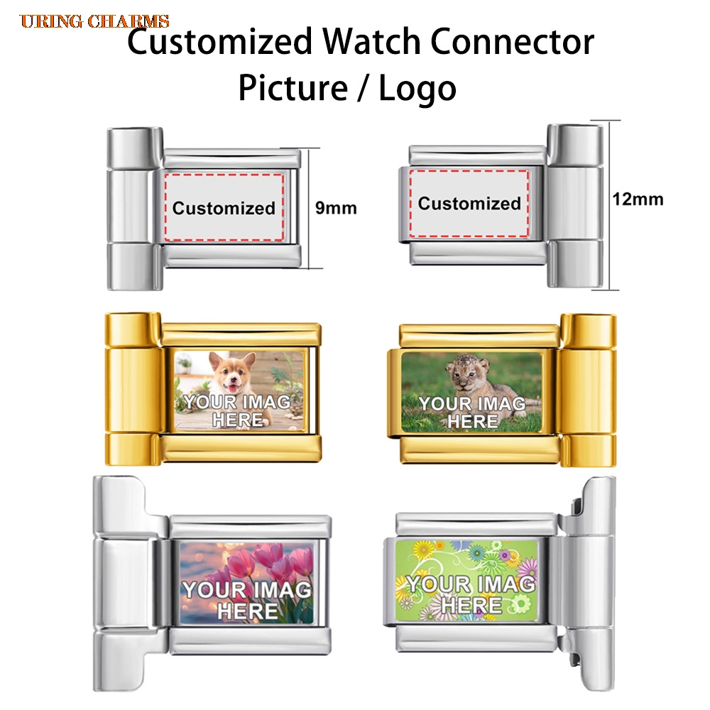 1 pair Picture Logo Customized - Italian Jewelry Watches review and price
