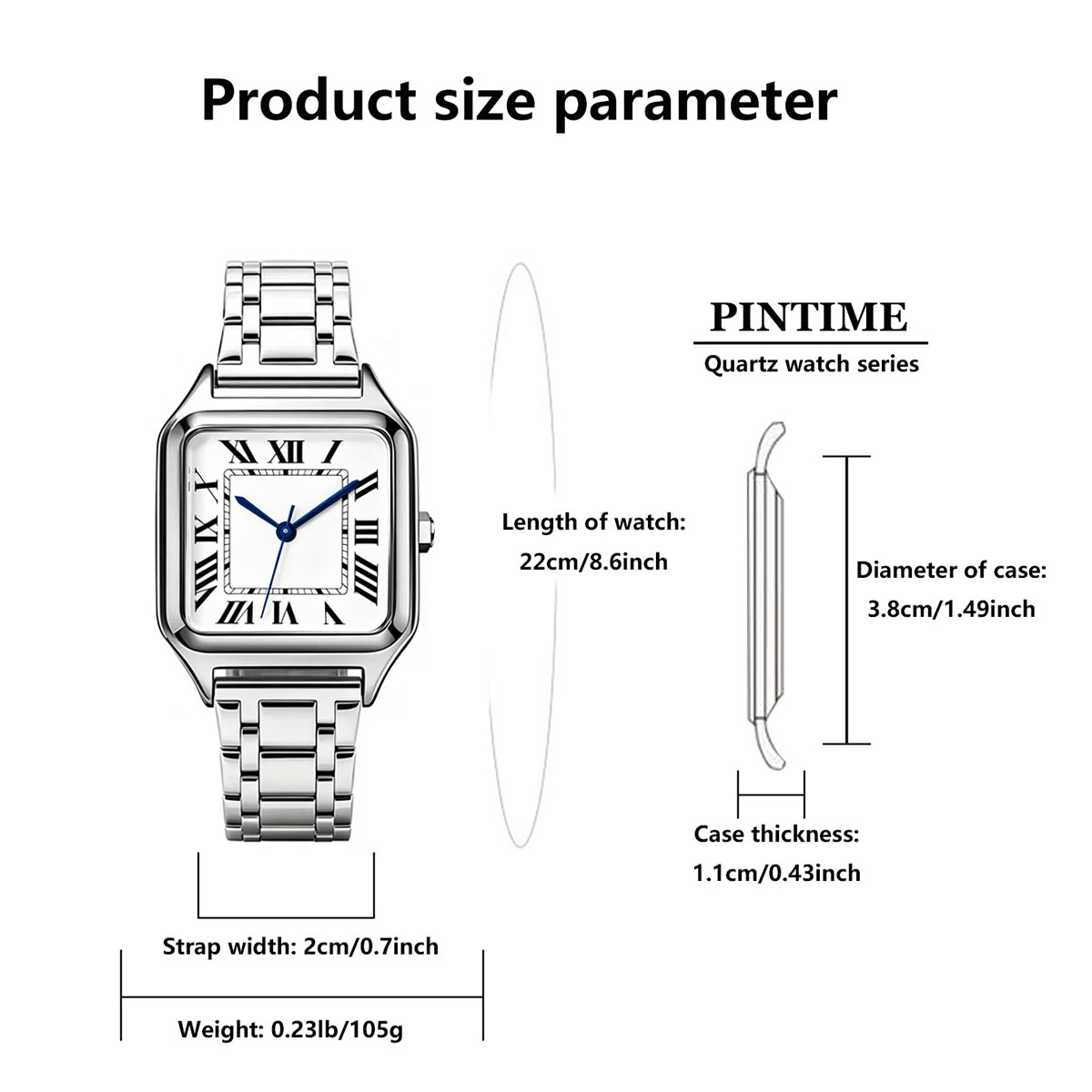 Ladies' Square Luxury Watch, A - Jewels On Watches review and price