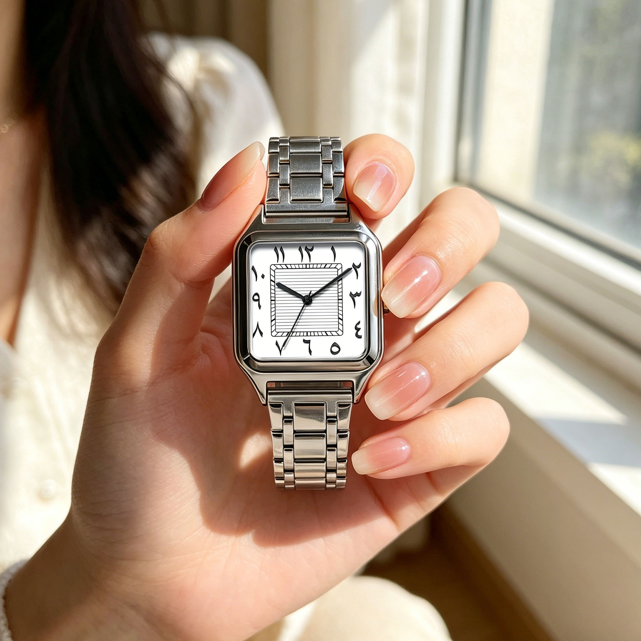 Ladies' Square Luxury Watch, A - Jewels On Watches review and price
