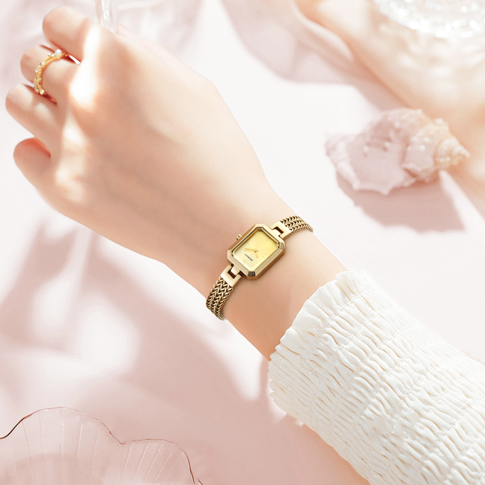 BERNY Gold Watch for Women Min - Jewels On Watches review and price
