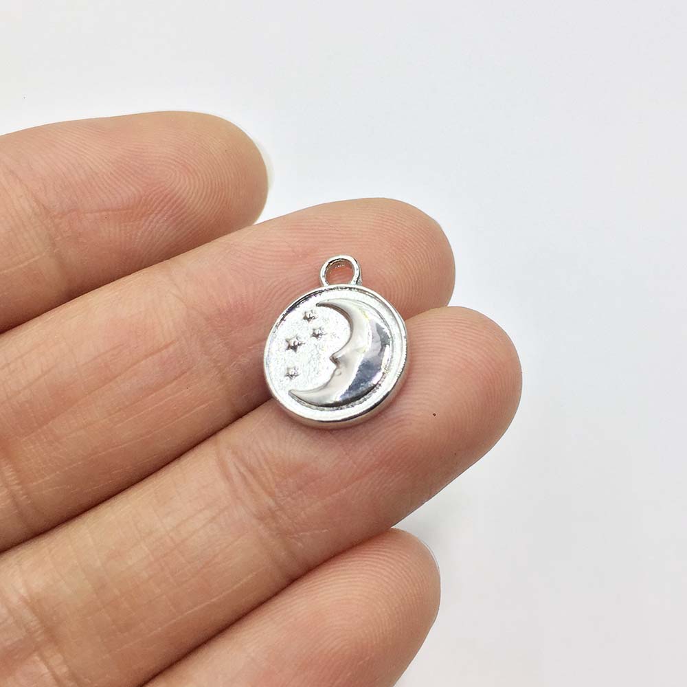 Eruifa 20pcs 12mm Moon Star Pl - Moon Star Earrings review and price