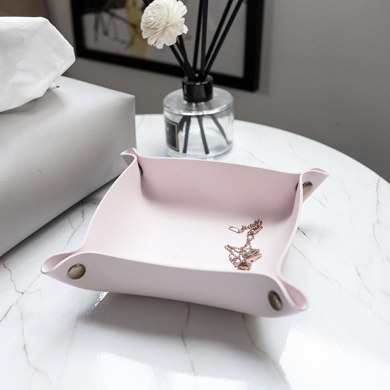 Multi-Purpose PU Leather Desk  - Jewelry Essentials Watches review and price